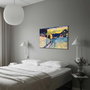 Wallity Paisaje invernal de Kandinsky - Lienzo decorativo 70 x 100 cm